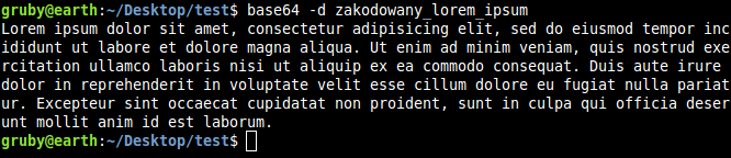 Polecenie base64