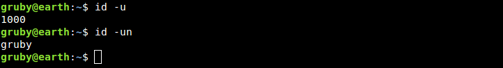 Polecenie id