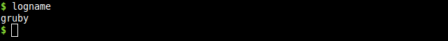 Polecenie logname