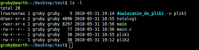 ls - Wyświetlenie zawartości katalogu