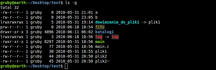 ls - Wyświetlenie zawartości katalogu