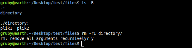 rm - Usuwanie plików i katalogów
