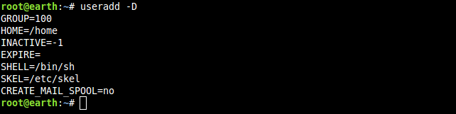 Polecenie useradd